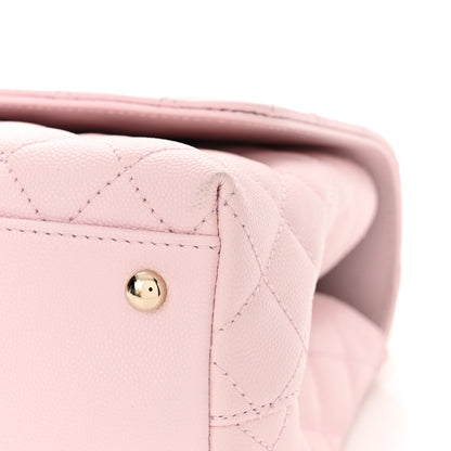 Chanel Caviar Quilted Small Coco Handle Flap Light Pink 11 of 12