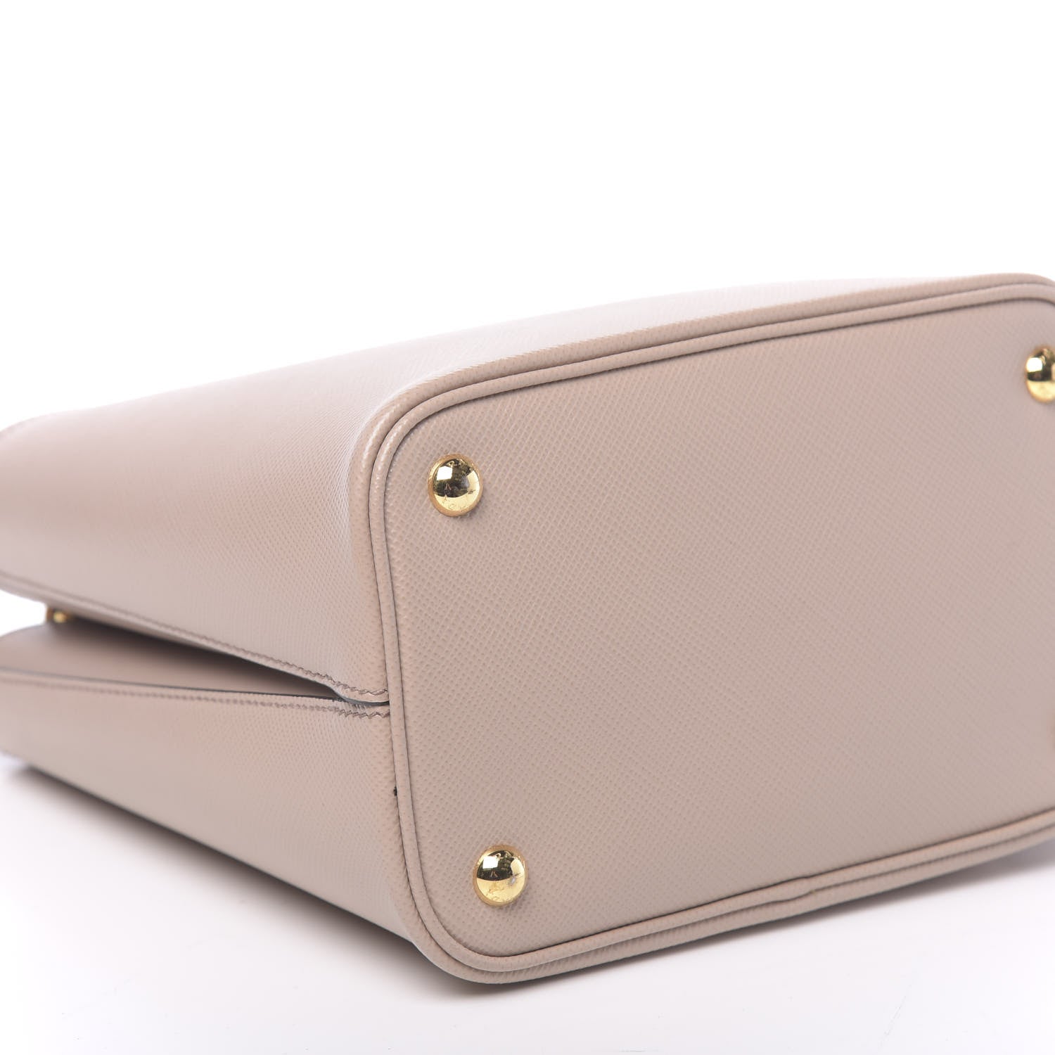 Prada Saffiano Cuir Medium Panier Bucket Bag Cipria Black 7 of 9