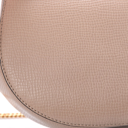 Chloe Grained Calfskin Lambskin Bi-Color Drew Shoulder Bag Powder Beige Mustard 13 of 13