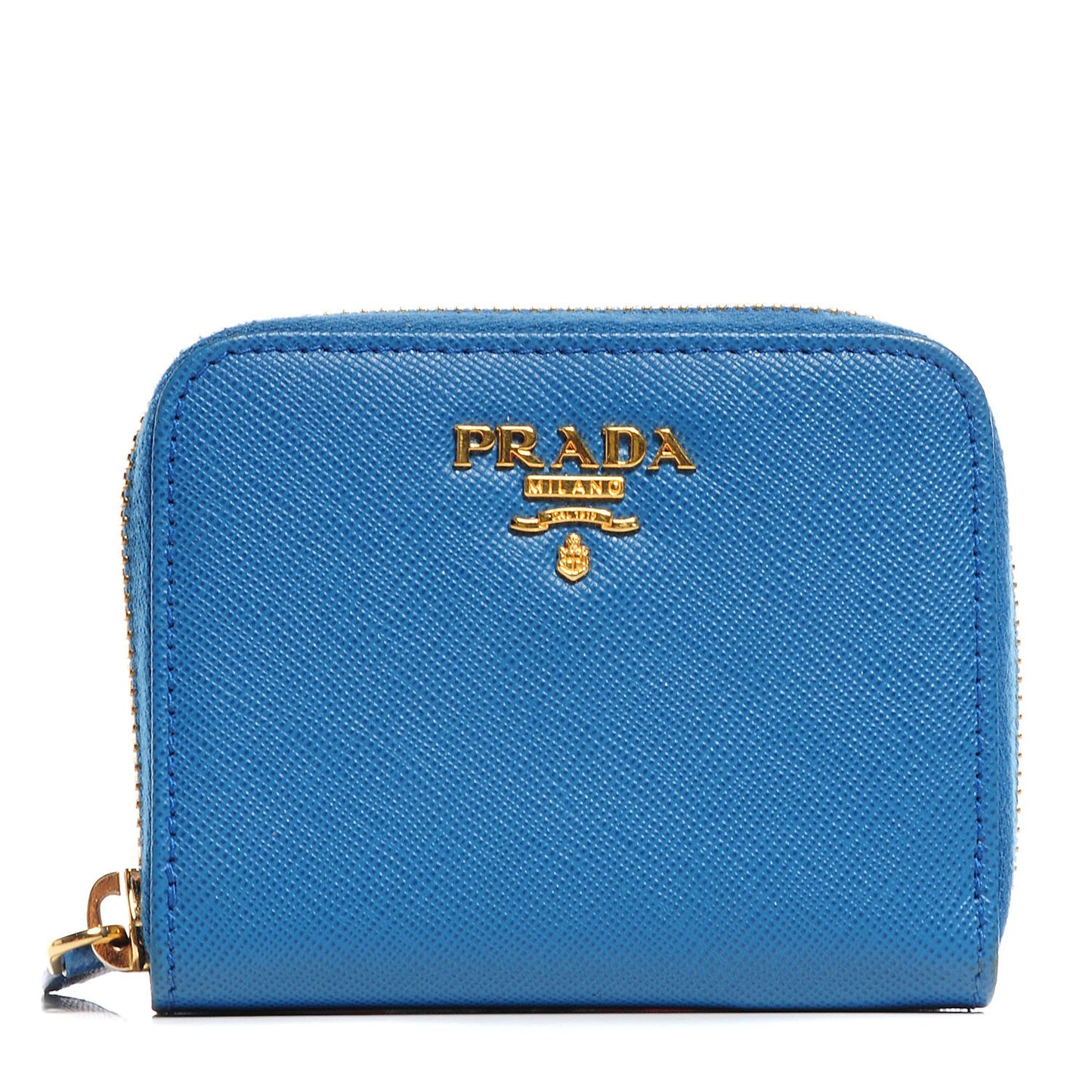 Saffiano Metal Coin Purse Cobalto