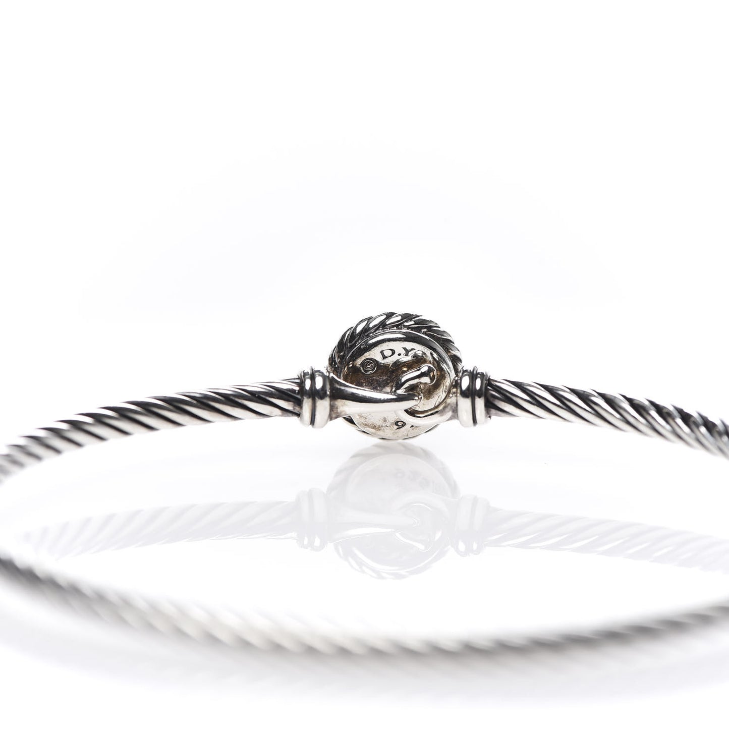 Sterling Silver Blue Topaz 3mm Chatelaine Bracelet