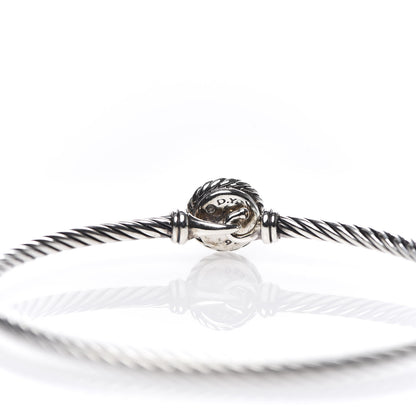 David Yurman Sterling Silver Blue Topaz 3mm Chatelaine Bracelet 4 of 5