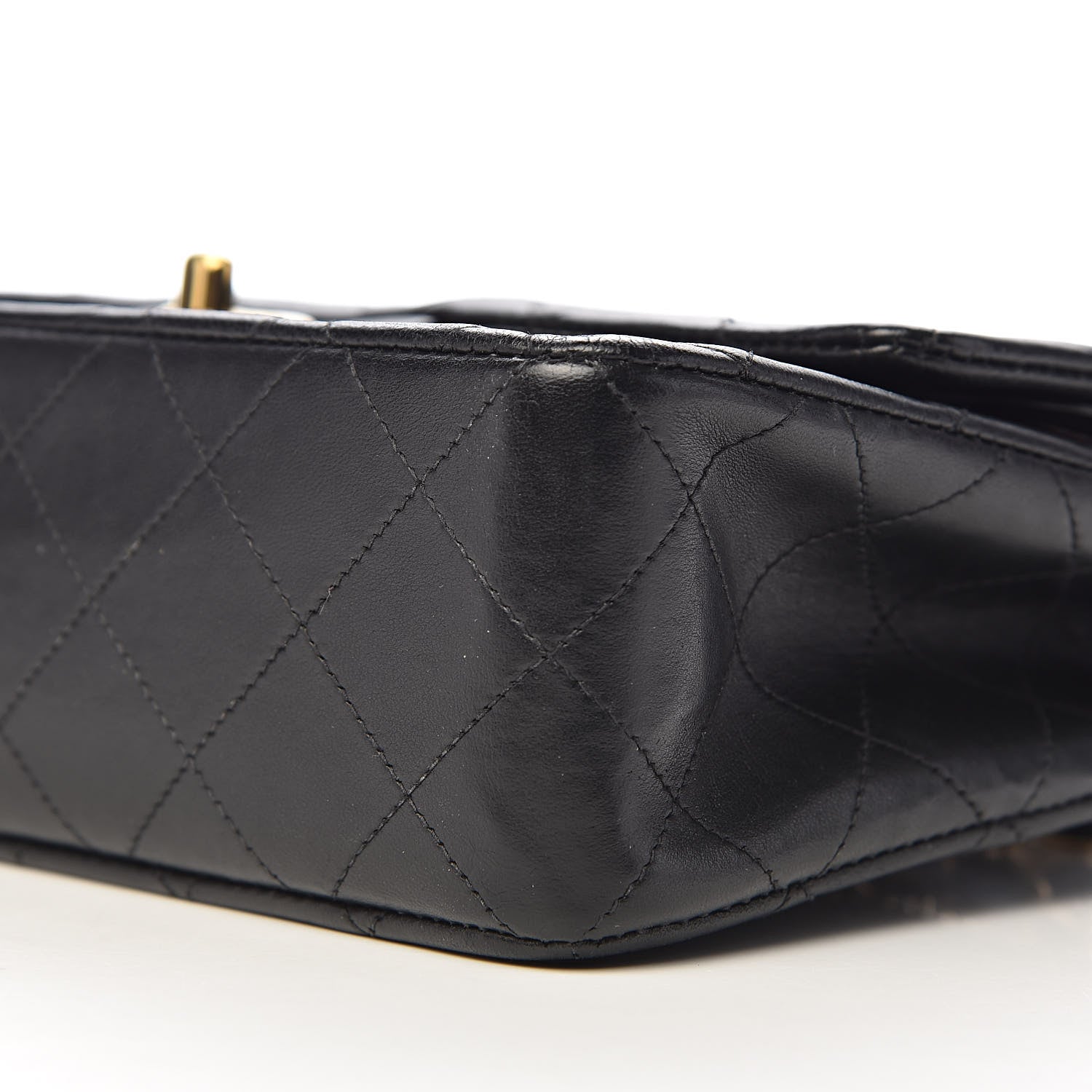 Chanel Lambskin Quilted Small Double Flap Black 13 of 15