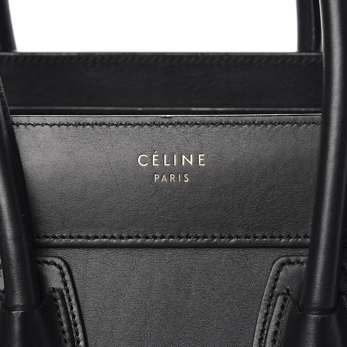 Smooth Calfskin Micro Luggage Black