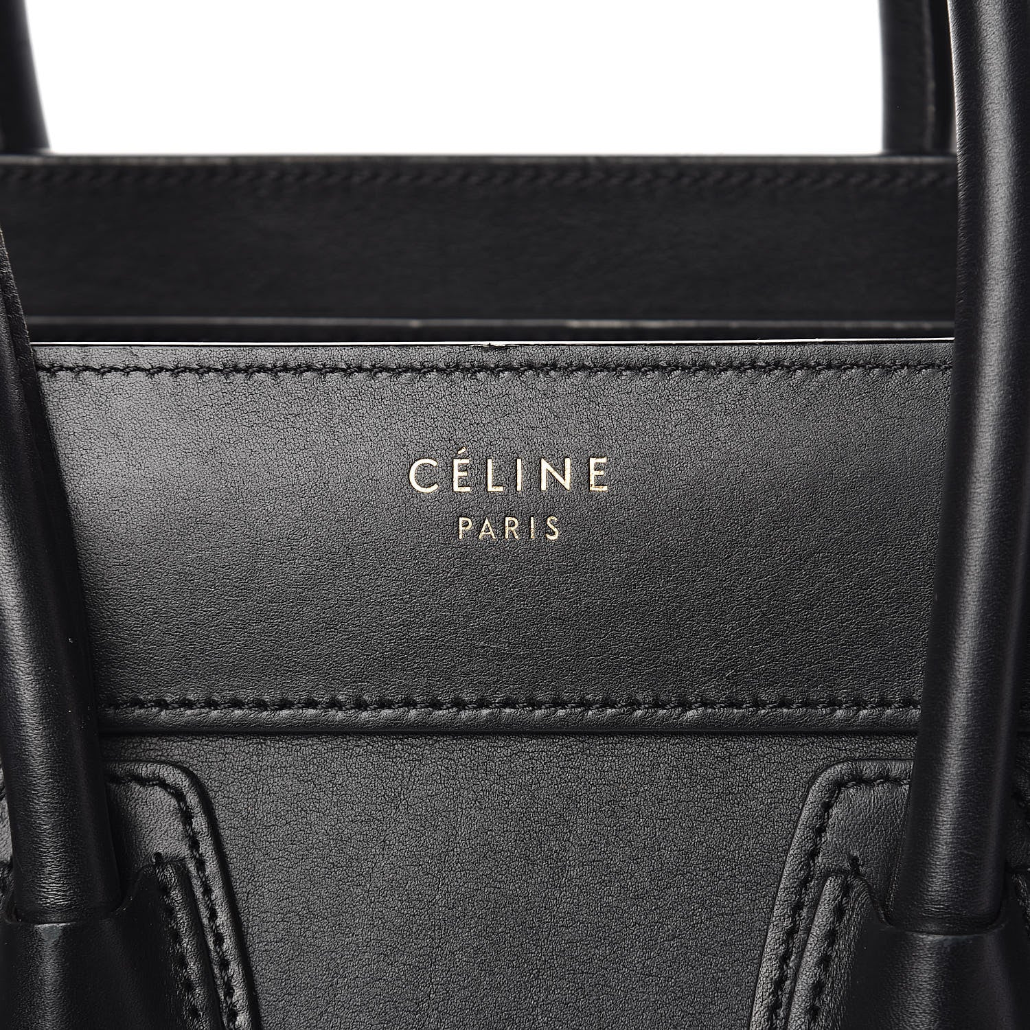 Celine Smooth Calfskin Micro Luggage Black 8 of 13