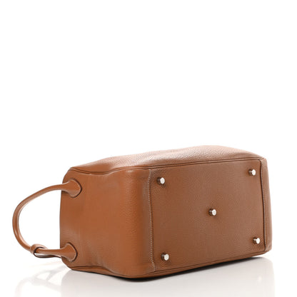 Hermes Taurillon Clemence Lindy 34 Gold 4 of 15