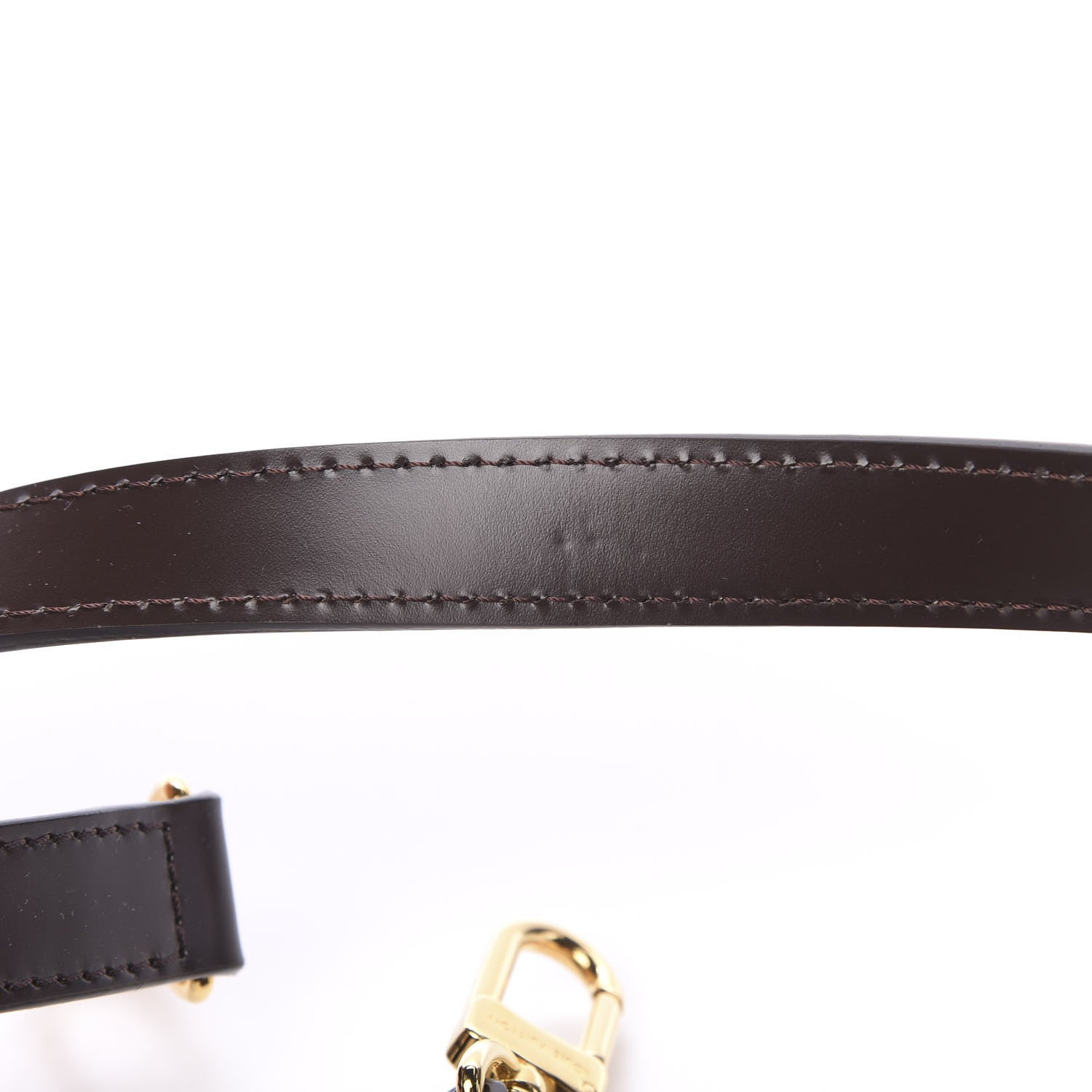 Louis Vuitton Calfskin Adjustable Speedy Bandouliere Shoulder Strap Brown 4 of 4
