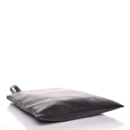 Saint Laurent Calfskin Tote Black 4 of 6
