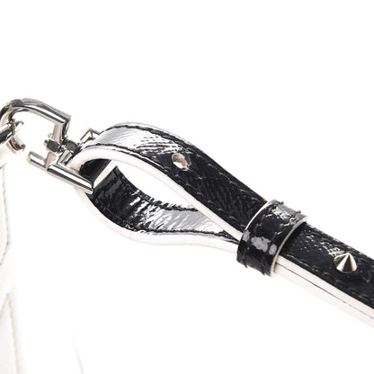 Givenchy Patent Mini Tri-Color Antigona Black White Brown 9 of 12