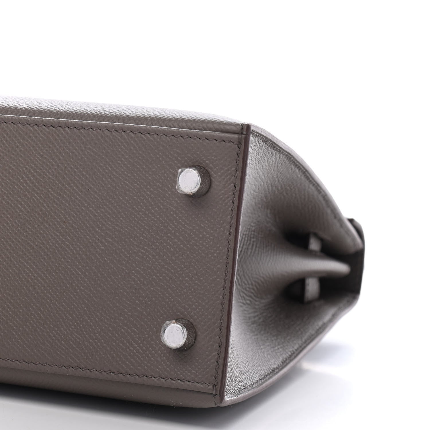 Hermes Epsom Kelly Sellier 25 Etain 18 of 19