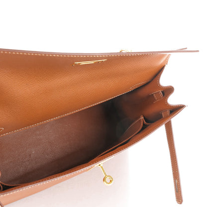 Hermes Epsom Kelly Sellier 32 Gold 7 of 26