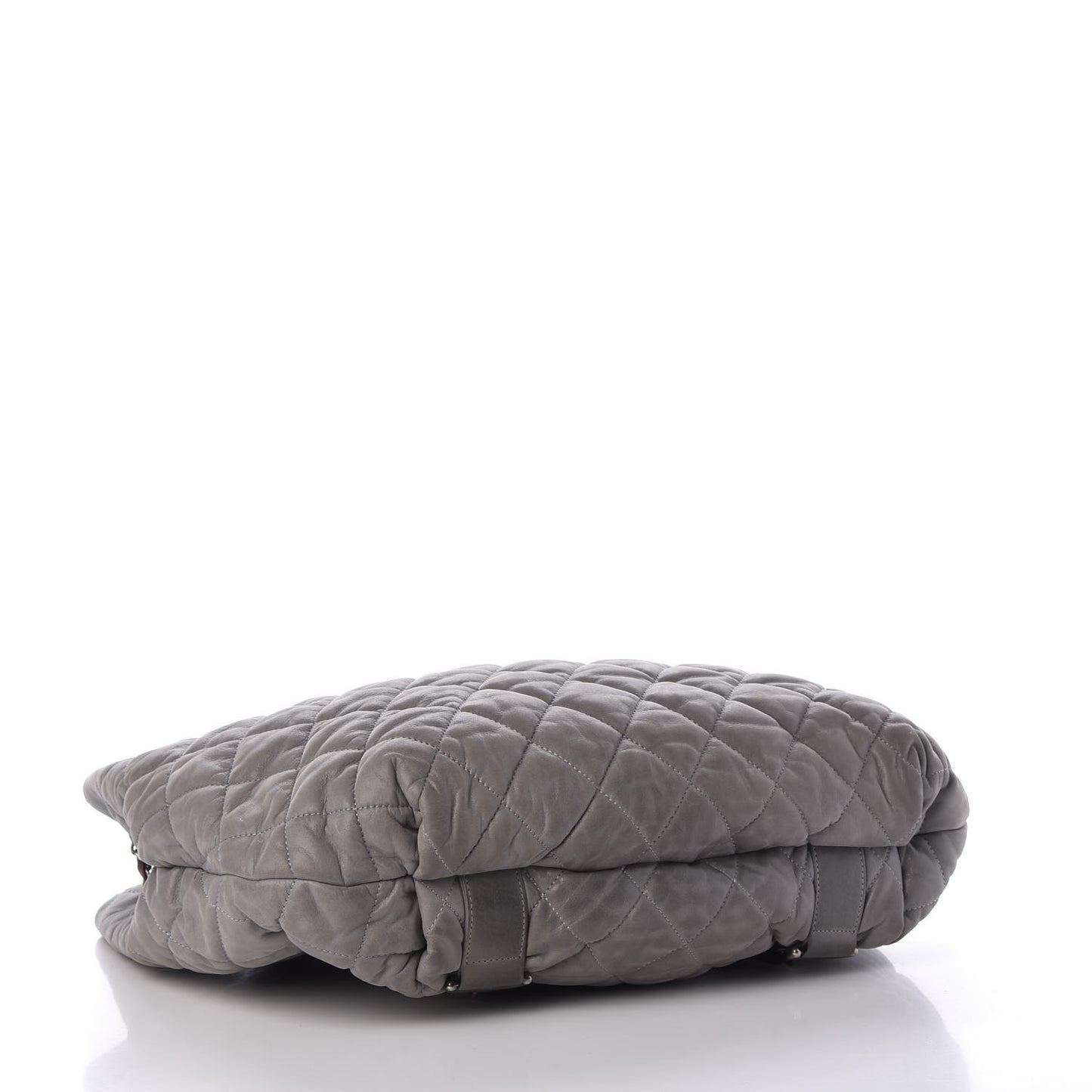 Iridescent Calfskin Quilted In The Mix Backpack Grey