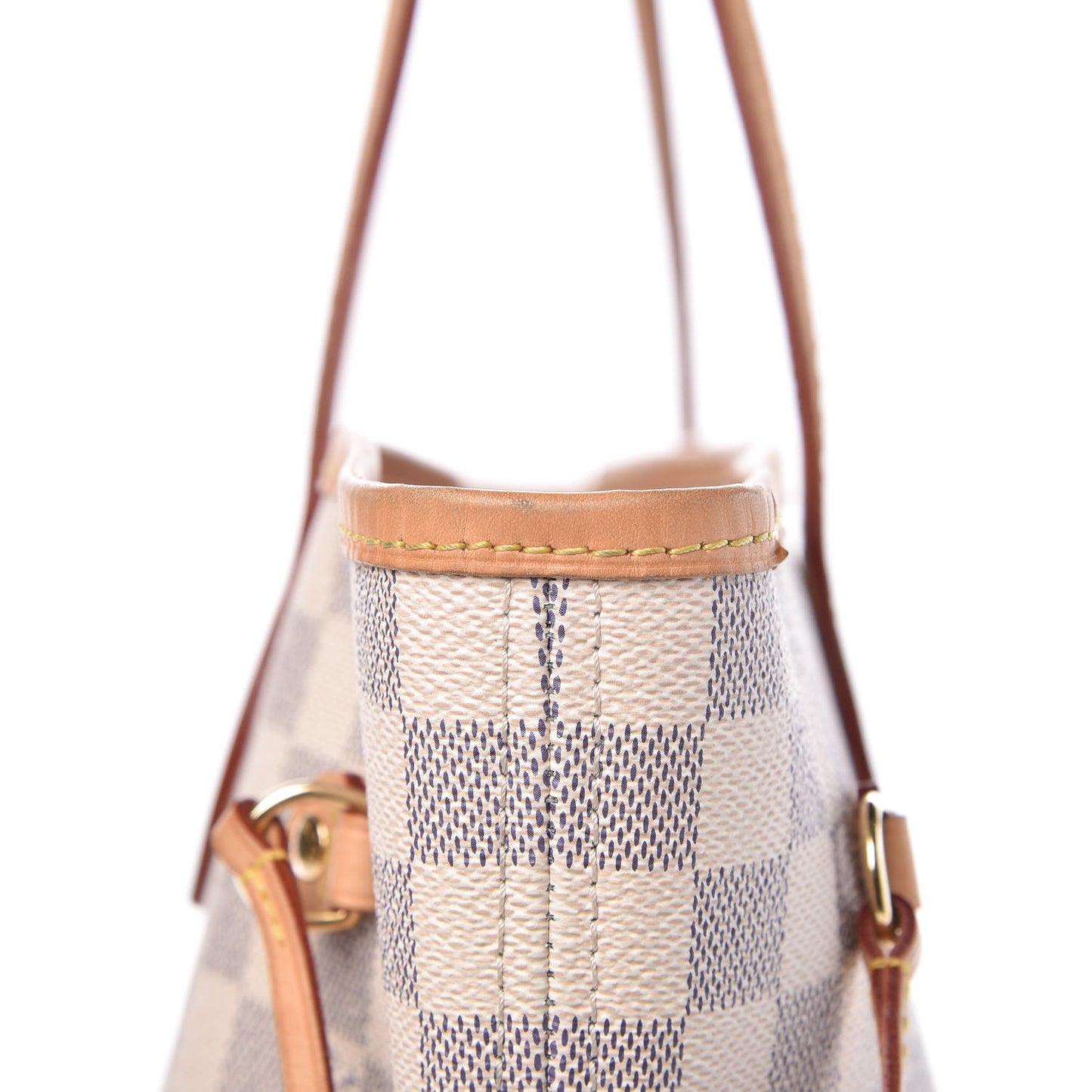 Damier Azur Neo Neverfull MM Rose Ballerine
