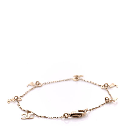 Chanel CC Charm Bracelet Gold 3 of 4