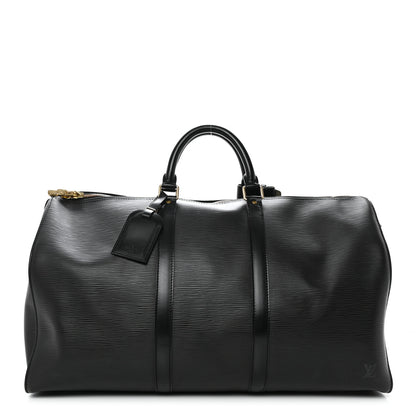 Louis Vuitton Epi Keepall 50 Black 1 of 18