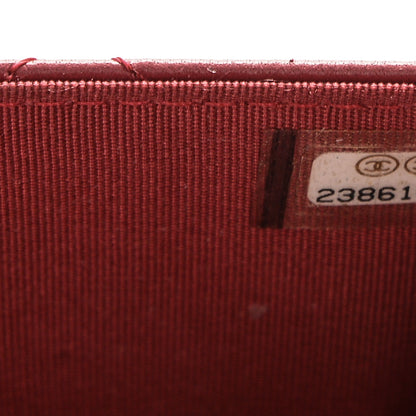 Chanel Lambskin Quilted Trendy CC Wallet On Chain WOC Dark Pink 9 of 9