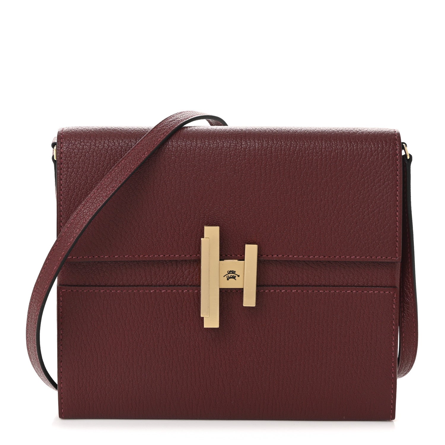 Hermes Chevre Mysore Cinhetic To Go Wallet Rouge H 1 of 19