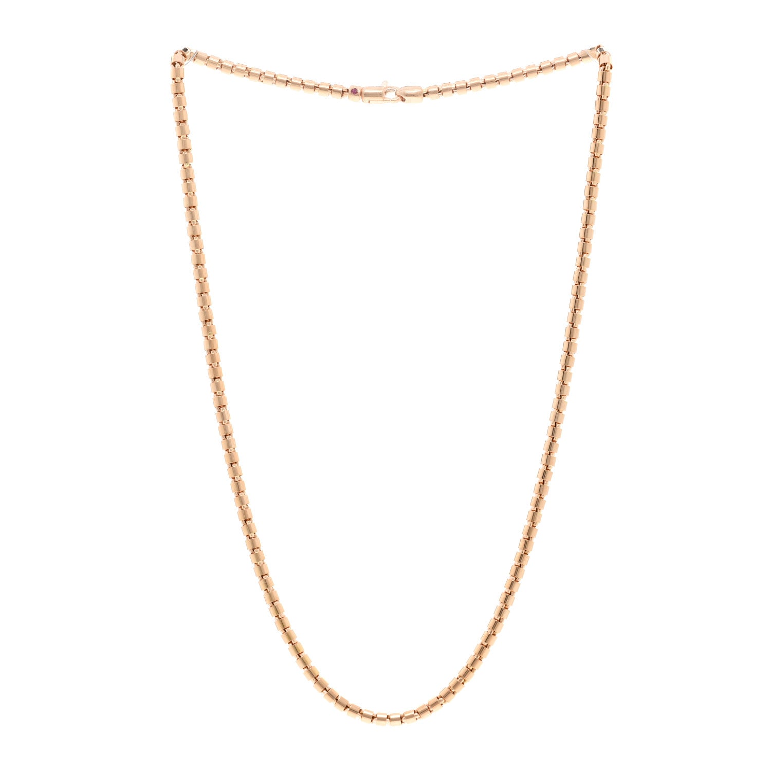 Roberto Coin 18K Rose Gold Bead Necklace 3 of 5