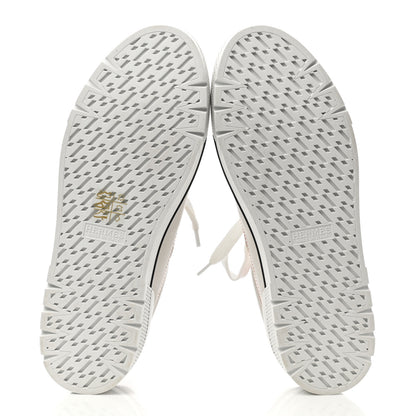 Hermes Calfskin Womens Voltage Sneakers 37 White Orange 5 of 8