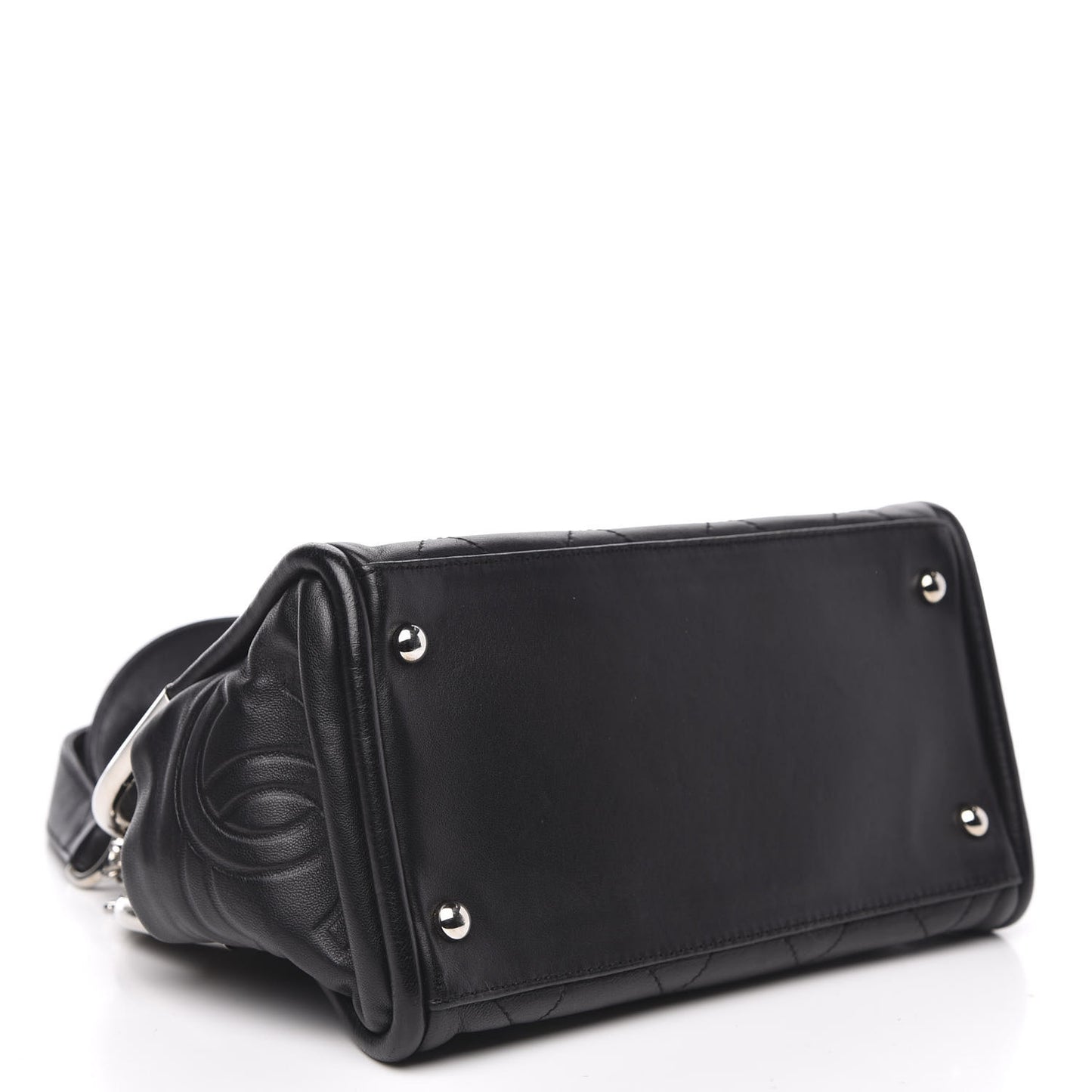 Lambskin Ultimate Soft Frame Bag Black