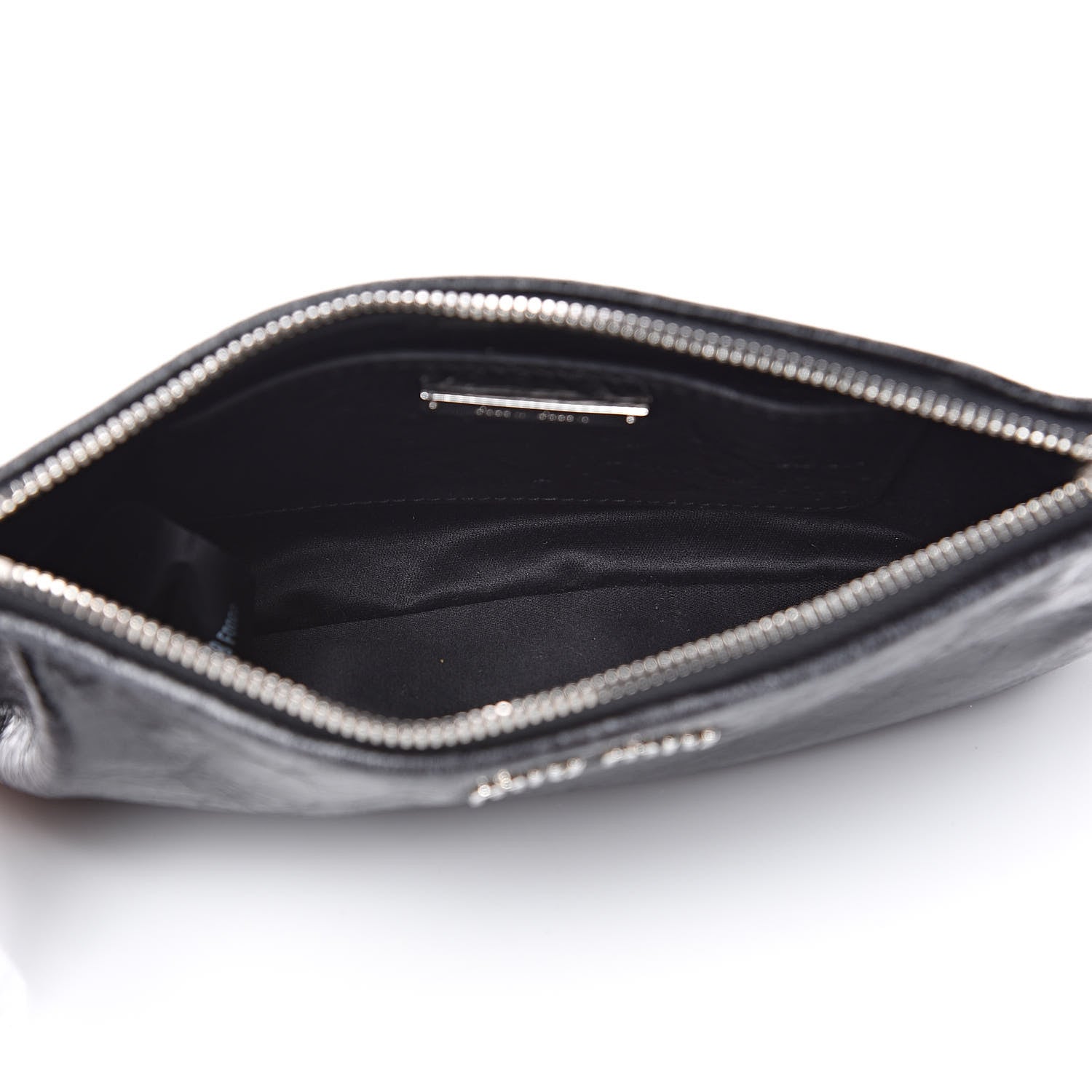 Miu Miu Nappa Lux Rabbit Fur Pouch Black 5 of 11
