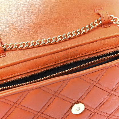 Marc Jacobs Quilted Lambskin The Small Single Flap Orange 5 of 9