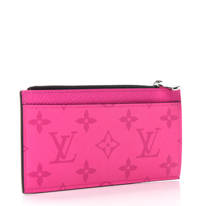 Louis Vuitton Taigarama Coin Card Holder Fuchsia 3 of 7