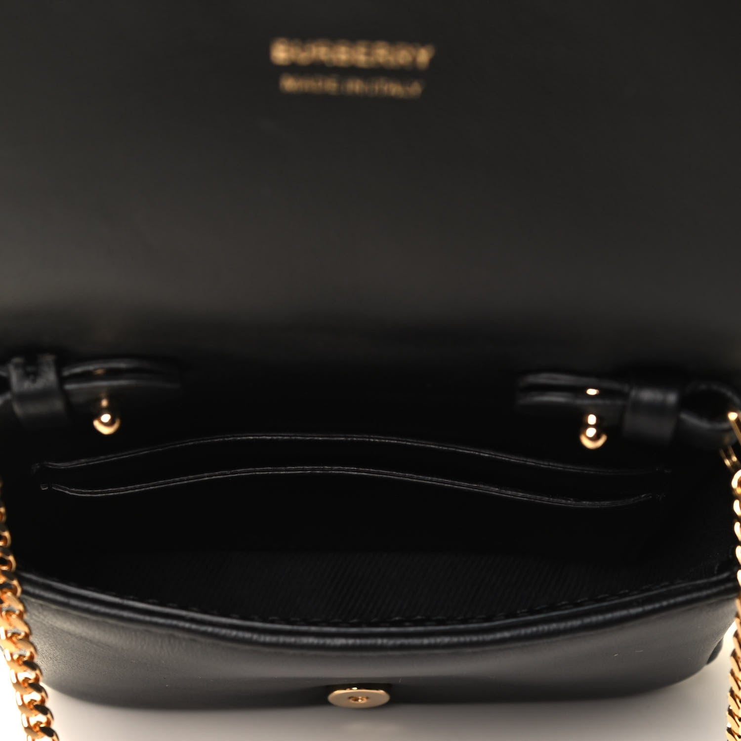 Burberry Lambskin Quilted Micro Lola Bag Black 4 of 4