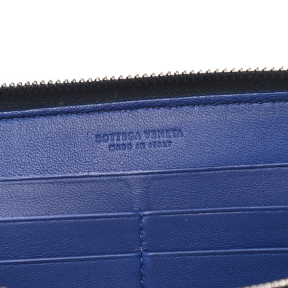 Bottega Veneta Nappa Intrecciato Zip Around Wallet Denim 5 of 7