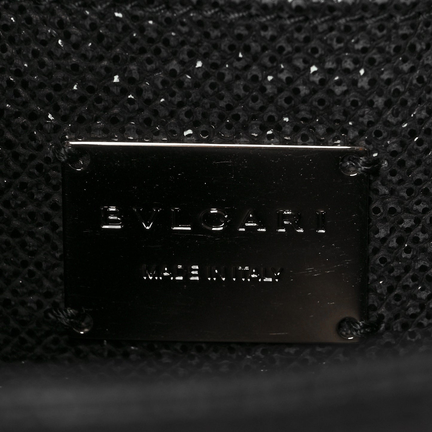Karung Serpenti Forever Chain Wallet Black