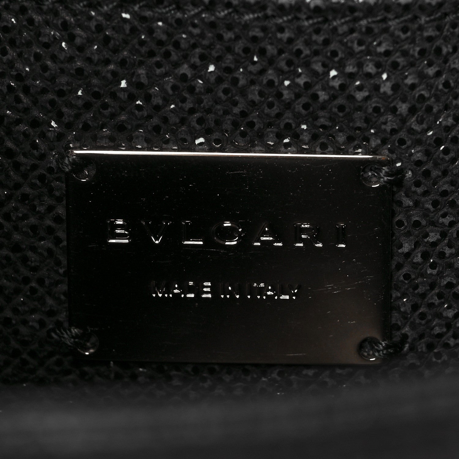 Bulgari Karung Serpenti Forever Chain Wallet Black 6 of 8