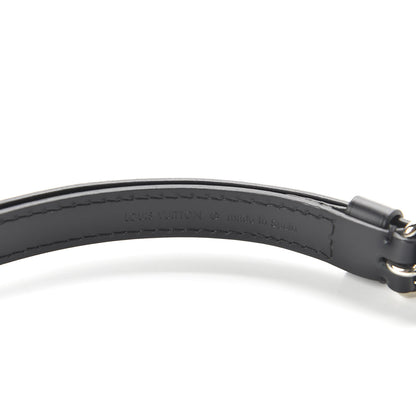 Louis Vuitton Calfskin 16mm Adjustable Shoulder Strap Black 3 of 4