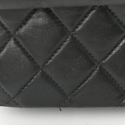 Chanel Lambskin Quilted Medium Double Flap Black 10 of 12