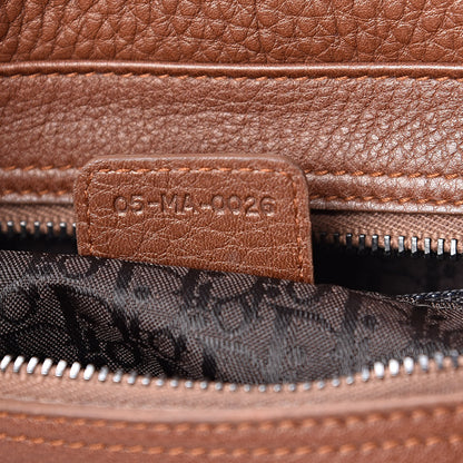 Christian Dior Calfskin Braided Gaucho Double Saddle Bag Brown 9 of 23