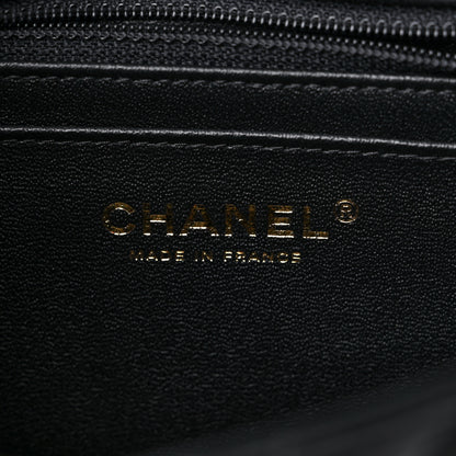 Chanel Lambskin Chevron Quilted Mini Rectangular Flap Black 6 of 9