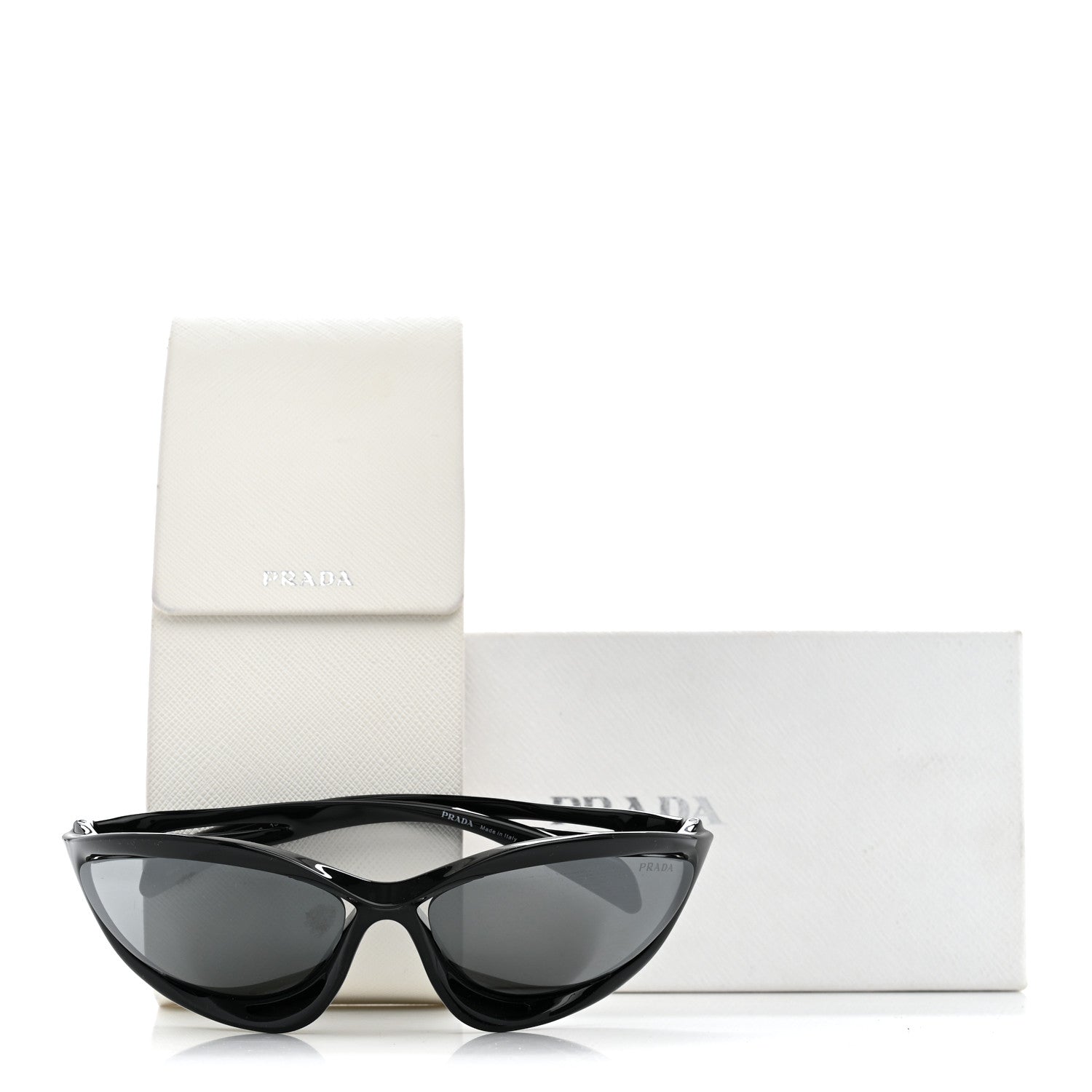 Prada Acetate Sunglasses SPR A26 Black 8 of 8
