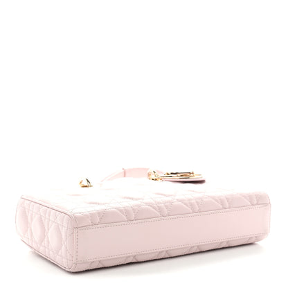 Christian Dior Lambskin Cannage Medium Lady D-Joy Light Pink 4 of 11