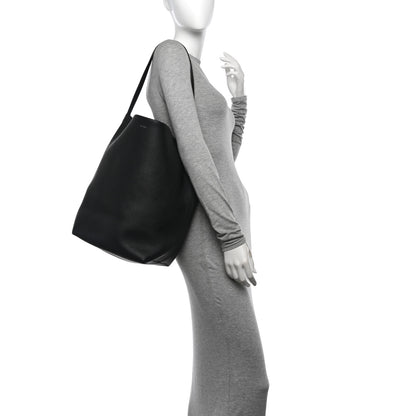 The Row Grained Calfskin Large N/S Park Tote Black 2 of 11