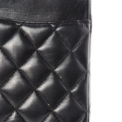Chanel Lambskin Quilted Medium Double Flap Black 15 of 18