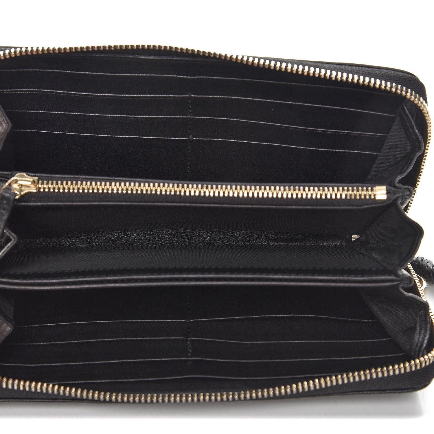 Gucci Guccissima Signature Microguccissima Bree Zip Around Wallet Black 5 of 8