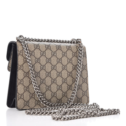 Gucci GG Supreme Monogram Mini Dionysus Shoulder Bag Black 3 of 17