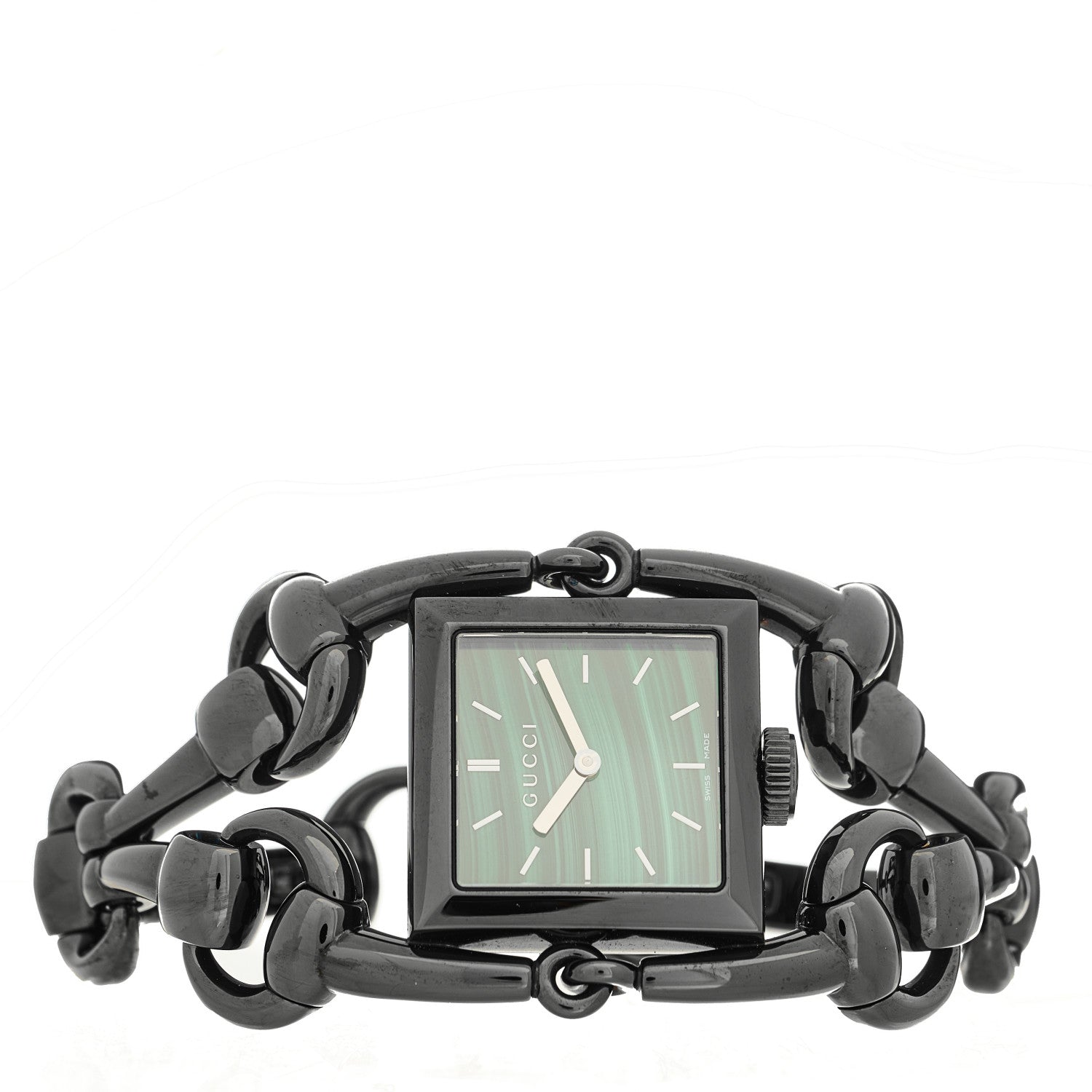 Gucci PVD Stainless Steel 25mm Signoria Quartz Watch Green Green 2 of 5