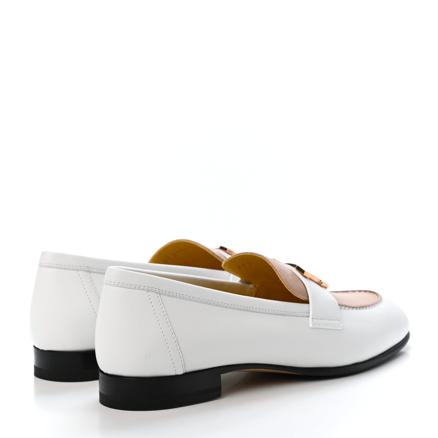 Calfskin Womens Paris Loafers 36 White Bois De Santal