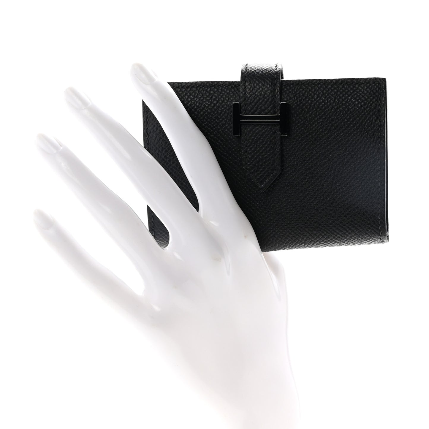 Epsom Monochrome Bearn Card Holder Wallet Black