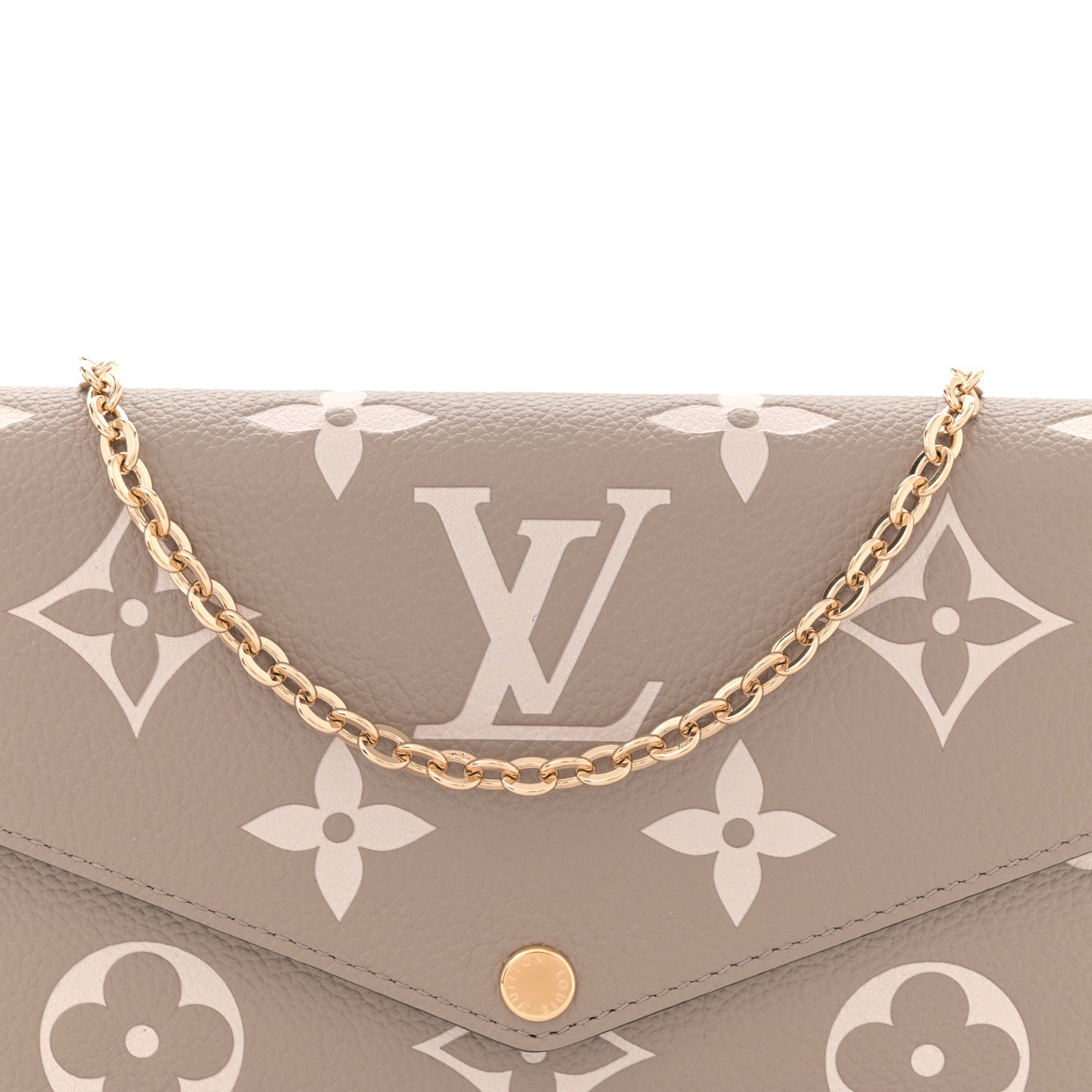 Empreinte Monogram Giant Felicie Pochette Tourterelle Creme