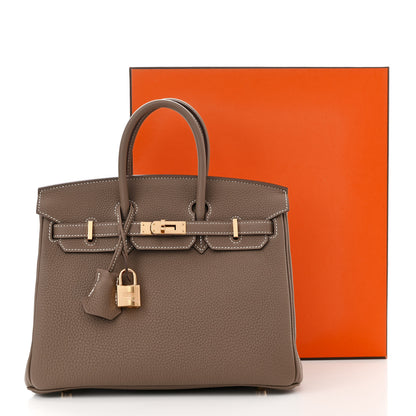 Hermes Togo Birkin 25 Etoupe 11 of 11