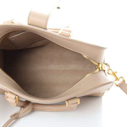 Saint Laurent Calfskin Monogram Baby Cabas Beige 6 of 12