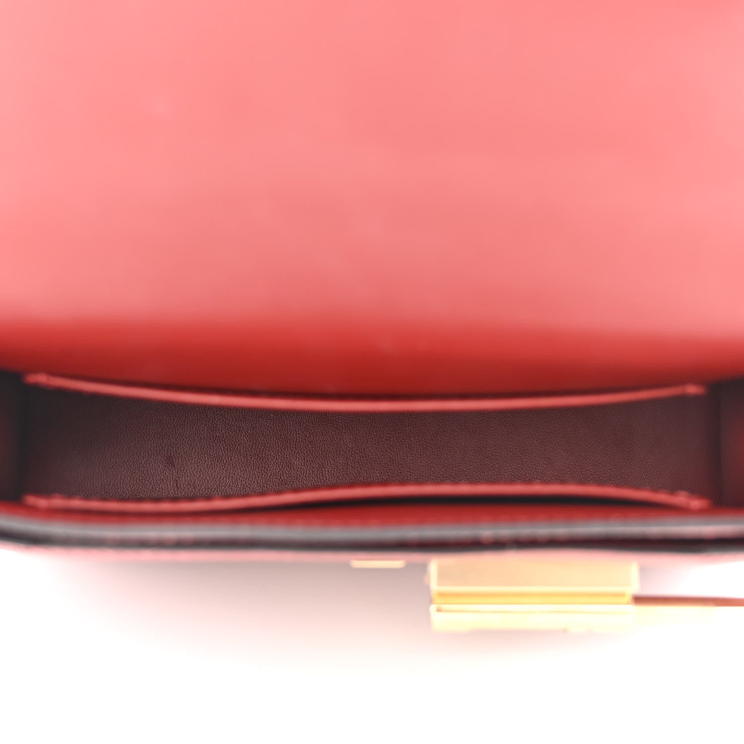 Hermes Chevre Mysore Mini Verrou Chaine Bag Rouge H 5 of 11