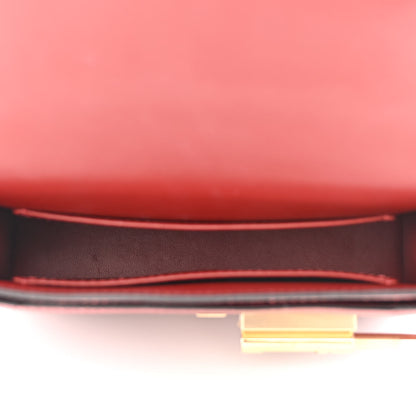 Hermes Chevre Mysore Mini Verrou Chaine Bag Rouge H 5 of 11
