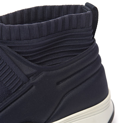 Chanel Stretch Fabric Womens CC Sneakers 37 Blue 9 of 11
